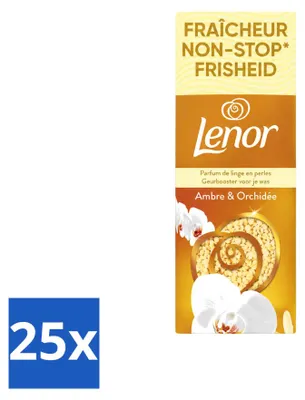 Produktbild von 25 x Lenor Geurperlen Goldene Orchidee - 570 g - Vorteilspackung - 25 Stücke