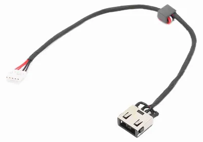 Image de Câble de recharge avec connecteur d'alimentation CC à 5 broches pour Lenovo IdeaPad G50, G70, G80, G85, G90 (réf. DC30100LE00)