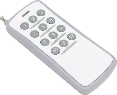 Obrázek produktu pro DC12V 433MHz bezdrátové dálkové ovládání 12 tlačítek dálkový vysílač přijímač pro LED světlo ovládání dveří skladu
