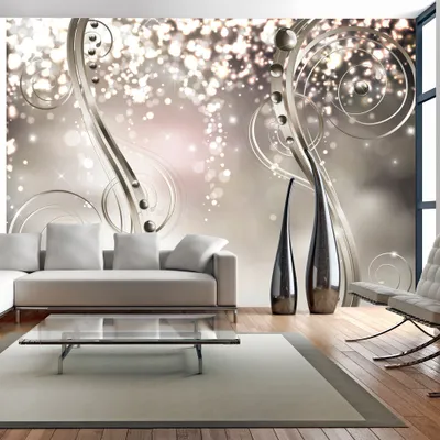 Produktbild von Fototapete selbstklebend Ornament 343x256 cm Tapete Wandtapete Wandbilder Klebefolie Dekofolie Tapetenfolie Wand Dekoration Wohnzimmer - Design Abstrakt f-A-0148-a-b