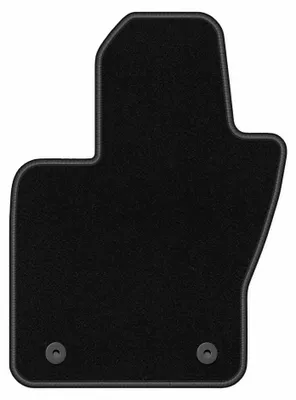 Produktbild von Fahrermatte Automatte Velours Schwarz für Jeep Compass II MP 2017-