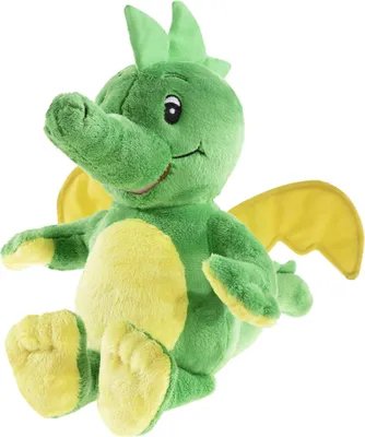 Image de Doudou dragon Tabaluga vert 28 cm dragon en peluche