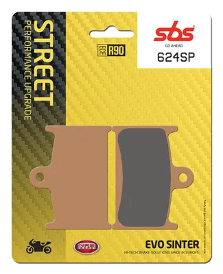 Obrázok produktu pre Brzdové doštičky SBS 624SP Street Upgrade Evo Sinter pre Triumph Speed Triple i, Suzuki GSF Bandit N S Sprint ST RS Tiger Explorer XC GSX-R K.L.M.N Daytona