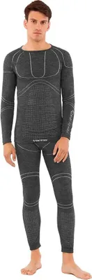 Produktbild von Viking Lan Pro Merino Funktionsunterwäsche-set Grau M Herren Grau M