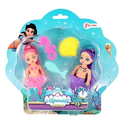 Image de Mermaids Poupée sirène avec accessoires, 12cm