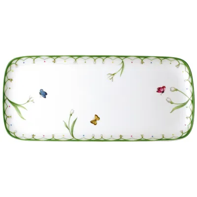 Obrázok produktu pre Villeroy & Boch Colourful Spring, Dezertný tanier, Obdĺžnikový, Porcelán, Viacfarebný, 350 mm, 160 mm