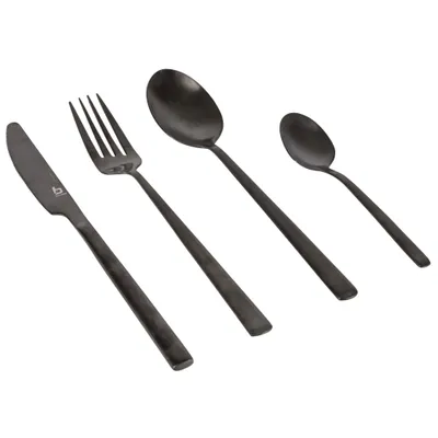 Produktbild von Bo-Camp 16-tlg. Besteckset Ballona Schwarz