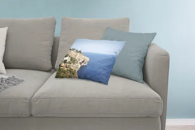 Produktbild von MuchoWow® Zierkissen Sofakissen Wohnzimmer Dekokissen 60x40 cm Spanien - Meer - Küste - Kopfkissen - Polster mit Foto