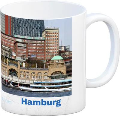 Produktbild von streetline Hamburg Landungsbrücken Tasse