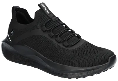 Produktbild von American Club RH178, Herren Sportschuhe Memory Foam System, Schnürschuhe leicht atmungsaktiv, Schwarz 45