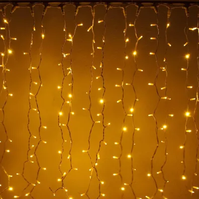 Obrázek produktu pro DECOLED LED světelný závěs, 1x7 m, teplá bílá, 600 diod, IP67