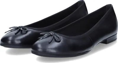 Produktbild von Tamaris Ballerinas Damen Glattleder Schwarz Größe: 41