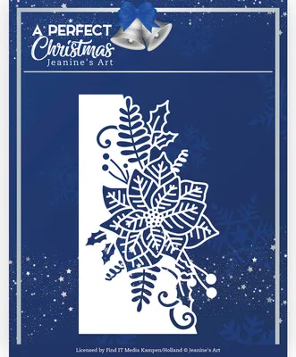 Produktbild von Stanzschablone - Jeanines Art - A Perfect Christmas - Weihnachtsstern Borde