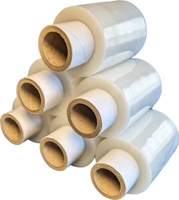 Produktbild von 6x Mini Rollen 10 cm Stretchfolie 23 my (transparent)