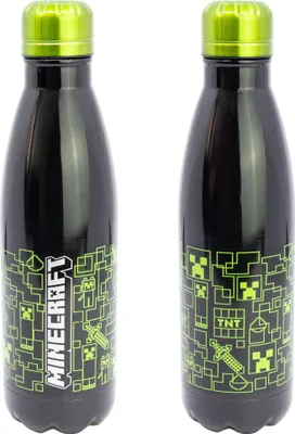 Produktbild von Minecraft Creeper Edelstahl Wasserflasche Trinkflasche Flasche 780 ml