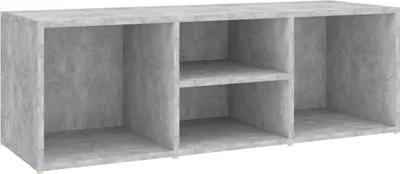 Produktbild von vidaXL Schuhbank Betongrau 105x35x35 cm Holzwerkstoff