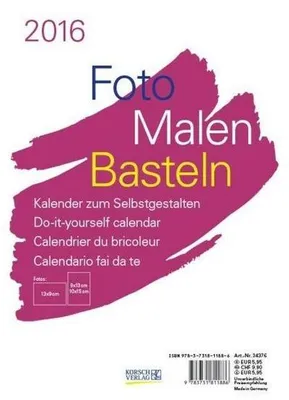 Produktbild von Foto-Malen-Basteln weiß/A5 2016