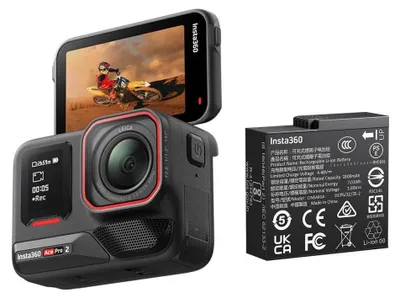 Produktbild von Insta360 Ace Pro 2, 8K Ultra HD, 50 MP, 240 fps, WLAN, Bluetooth, 1800 mAh