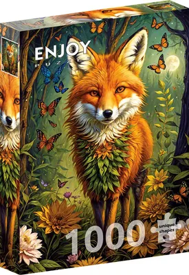 Zdjęcie produktu dla Puzzle 1000 elementów Enjoy – Enchanted Fox