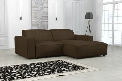 Produktbild von Emoebel24 Ecksofa L-form Lucas 204x166x70 cm Dunkelbraun
