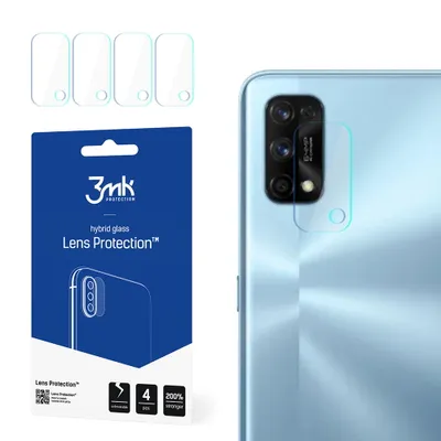 Produktbild von 3mk Hybridglas Lens Protection für Realme 7 Pro Kamera Objektiv Kameralinse 0,16mm 6H (4 Stück)