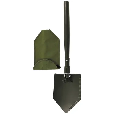 Produktbild von MFH Klappspaten, Holzstiel, 2-teilig, oliv