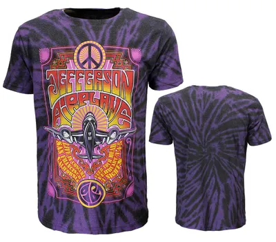 Produktbild von Jefferson Airplane Dip Dye T-Shirt – Offizielles Merchandise - M