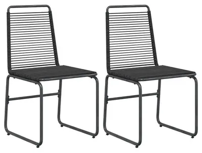 Zdjęcie produktu dla Zestaw dwóch krzeseł ogrodowych - krzesła do użytku zewnętrznego - metalowe - wodoodporne - wymiary: 48 x 55 x 89,5 cm - kolor: oliwkowy