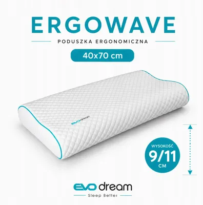 Obrázek produktu pro EvoDream ErgoWave profilovaná ortopedická poduszka 9/11 cm
