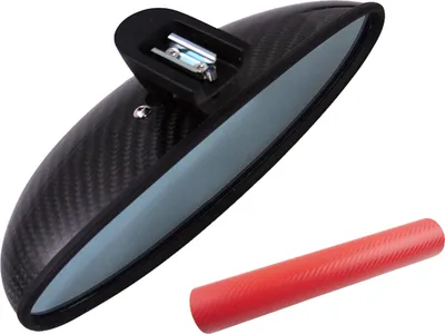 Produktbild von PREMIUM Spiegel Innenspiegel Design Folie Set Carbon Rot für viele Fahrzeuge