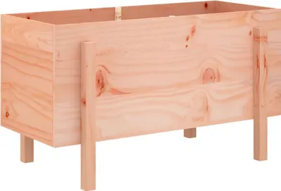 Image de vidaXL Lit surélevé 101x50x57 cm bois massif douglas