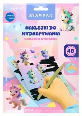 Productafbeelding van Naklejki Do Wydrapywania Unicorn Starpak 583958