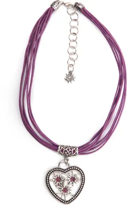 Produktbild von Dirndl Kette Iris mit Herz Anhänger von Allgäu Rebell
