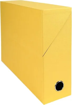 Produktbild von EXACOMPTA Archivbox Karton Rückenbreite 90 mm gelb