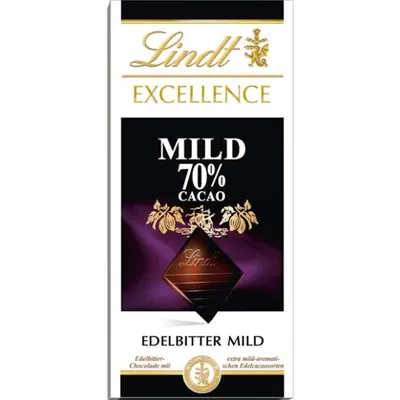 Produktbild von Lindt Excellence Mild 70% Cacao Edelbitter Tafel 100g