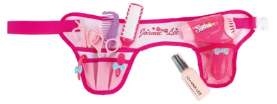 Produktbild von Toi-Toys 45972A - Glamour Shine Friseurset Friseur-Gürtel mit echtem Föhn Haare Mädchen Friseuse