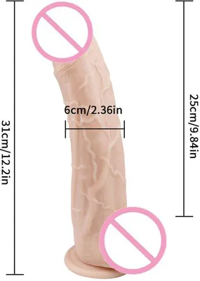 Zdjęcie produktu dla Gruby fallus z pianki o długości 31 cm dla dorosłych