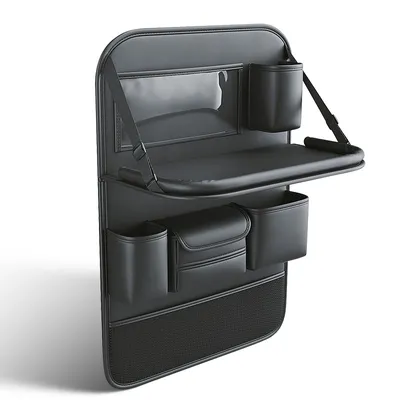 Imagen del producto de Organizador para el respaldo del asiento del coche, mesa plegable para el respaldo del asiento, color