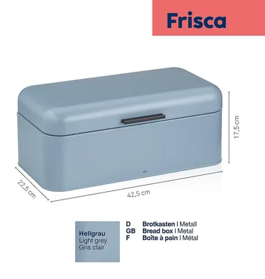 Immagine prodotto di kela Brotkasten Frisca rauchblau m 115186 4025457128417