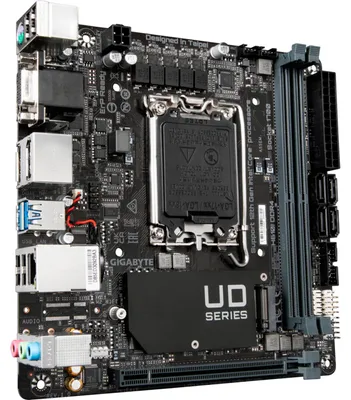 Produktbild von Gigabyte H610I DDR4 - 1.0 - Motherboard - Mini-ITX - LGA1700-Sockel - H610 Chipsatz - USB 3.2 Gen 1 - Gigabit LAN - Onboard-Grafik (CPU erforderlich)
