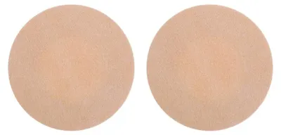 Produktbild von Brustwarzenabdeckungen - Selbstklebende Brustwarzenpads - 50 Stück - Rund - Einweg - Baumwolle - Naturfarbe