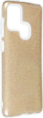 Produktbild von König Design Hülle kompatibel mit Samsung Galaxy A21s Kunststoff Soft Handyhülle - Handy Case Gold