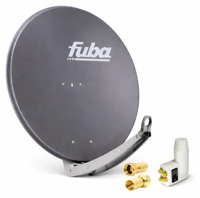 Produktbild von Fuba DAA 850 A Sat Schüssel Alu Anthrazit PremiumX LNB Quad 8x F-Stecker