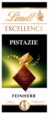 Zdjęcie produktu dla Lindt Excellence Pistazie Feinherb Tabliczka 100 g
