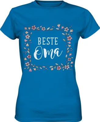 Produktbild von Beste Oma Damen Premium T-Shirt – Royal Blue / S