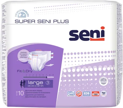 Obrázok produktu pre Absorbčné plienkové nohavičky pre dospelých Super Seni Plus, veľkosť L, balenie 10 kusov