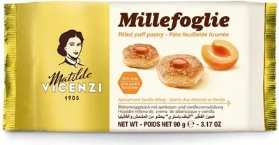 Produktbild von Matilde Vicenzi Millefoglie Apricot and Vanilla 90g
