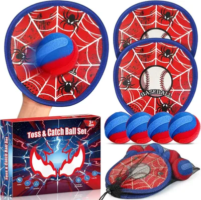 Productafbeelding van Klittenbandbalspel voor kinderen - Outdoor speelgoed - Werpspel - Klittenbandspel - Tuinspeelgoed - Ideaal paascadeau