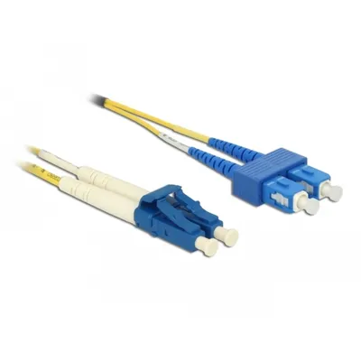 Produktbild von Delock Kabel LWL LC > SC Singlemode OS2 0,5 m