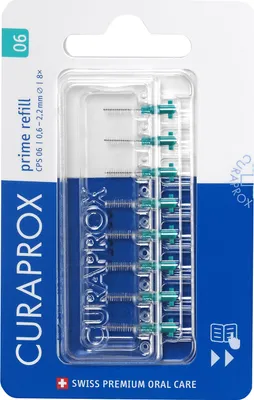 Produktbild von Curaprox Interdentalbürsten-Aufsätze CPS 06 Prime 8 St.